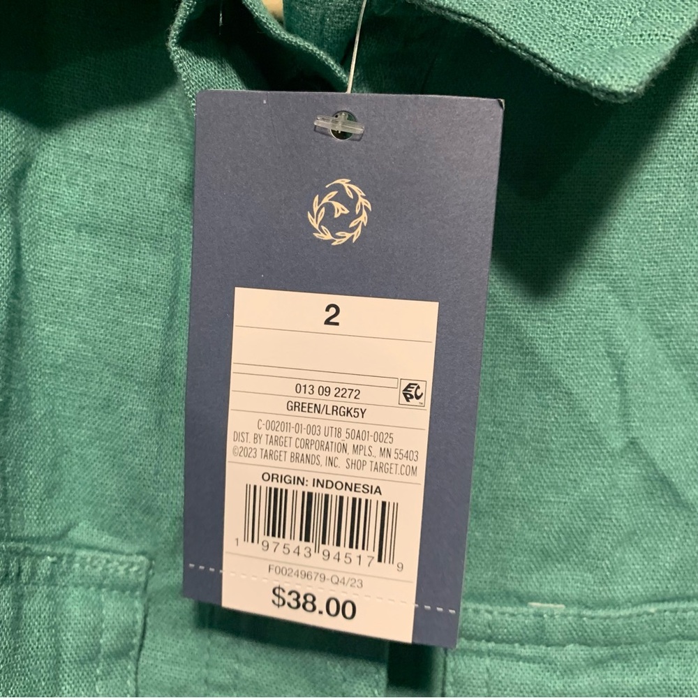 NWT Universal Thread Green Short Sleeve Jumpsuit Size 2 - Picture 8 of 12